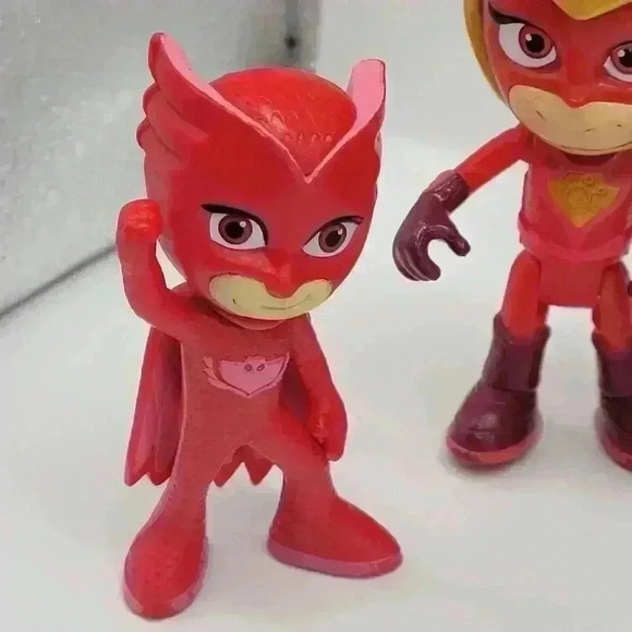 Lot of Six PJ Masks Figures Toys Cat Boys Just Play - Picture 7 of 12